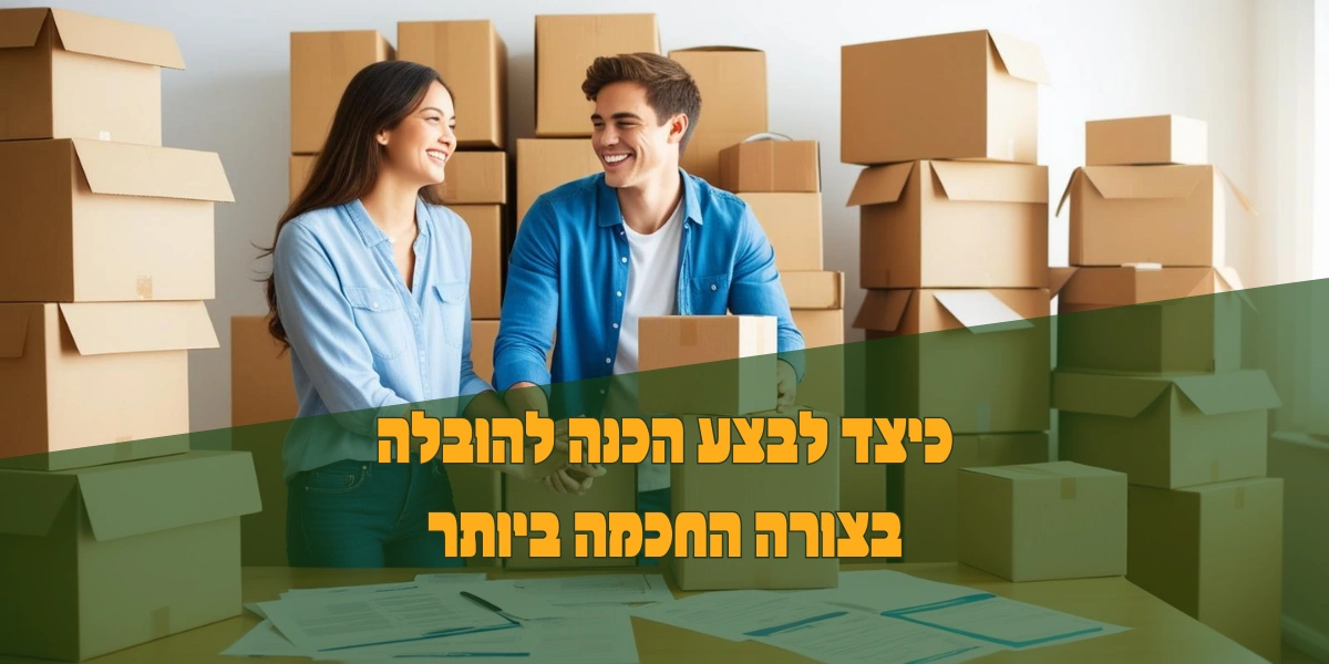 כיצד לבצע הכנה להובלה בצורה החכמה ביותר