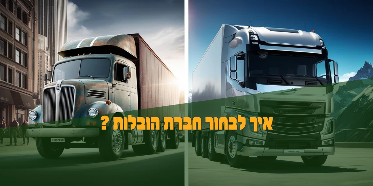 איך לבחור חברת הובלות